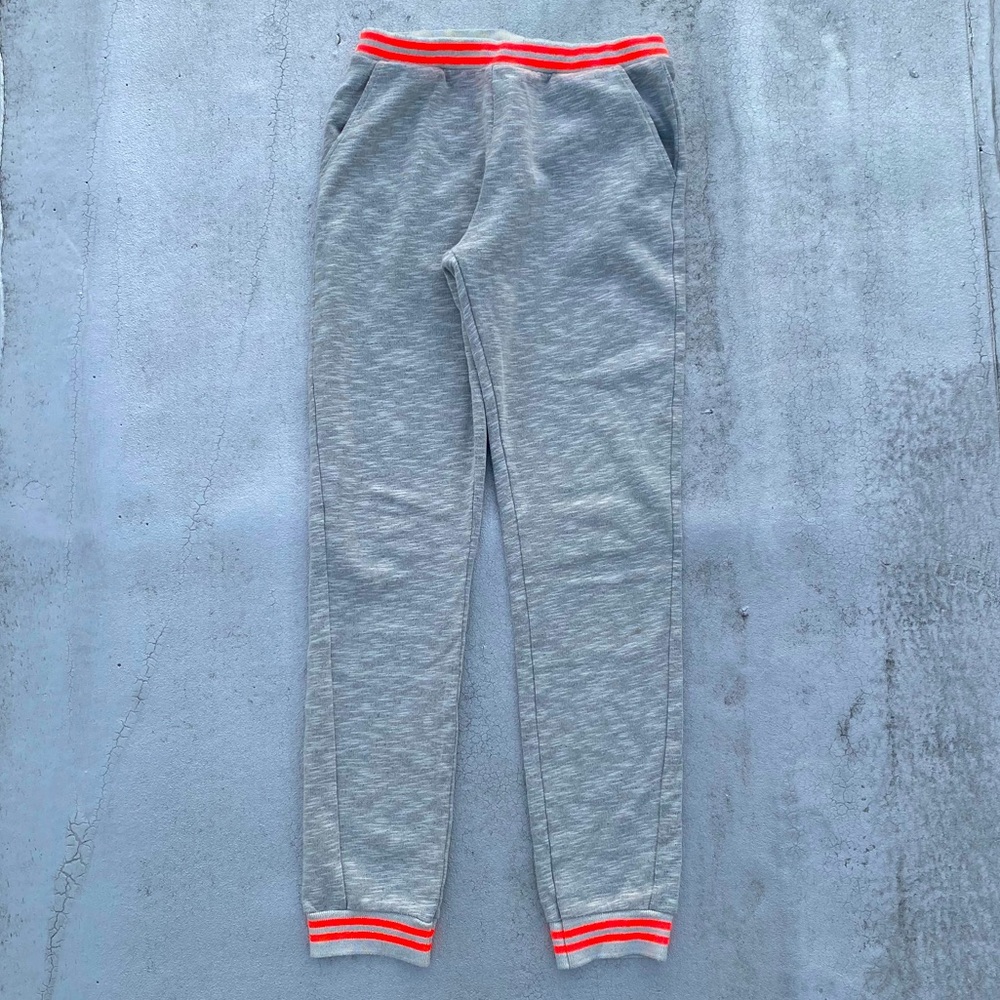 PlayUp Grey Joggers with Neon Stripes